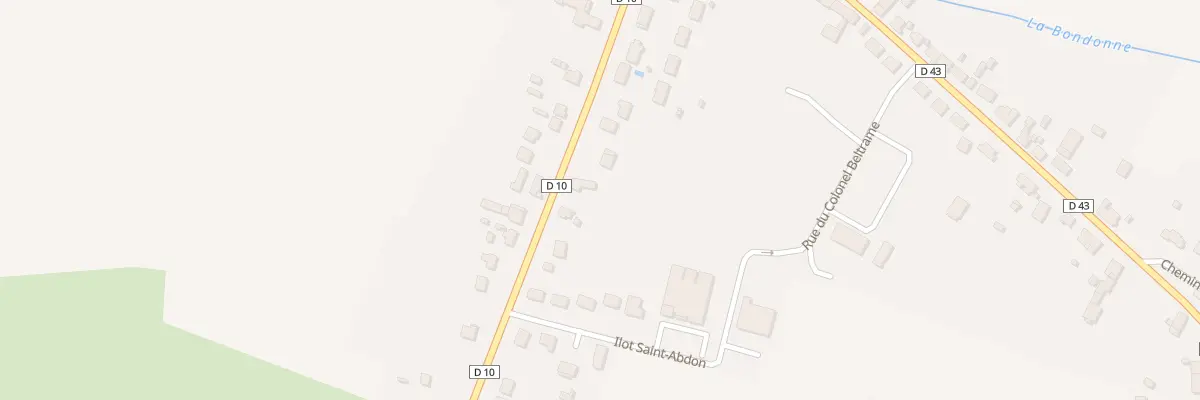 Plan du 12 Rue de la Croix St Abdon à Baugy