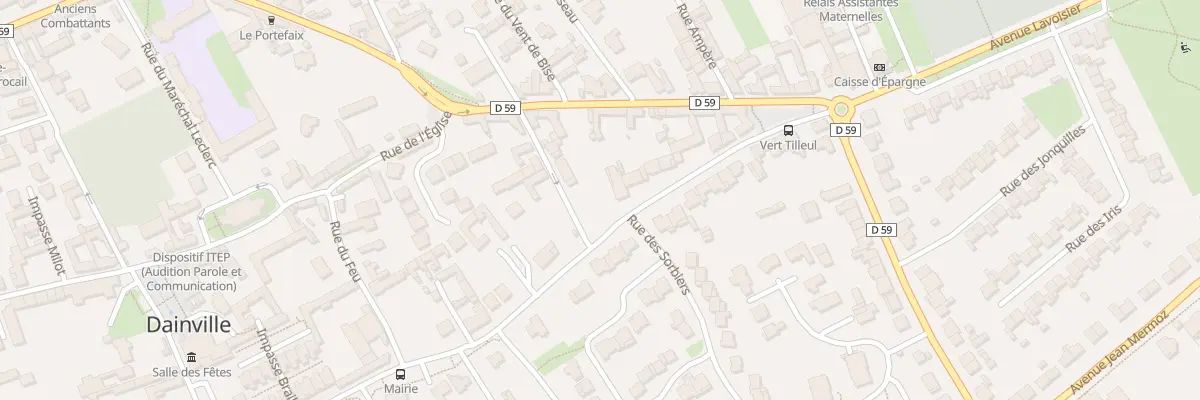 Plan du 15 Rue d’En Bas à Dainville
