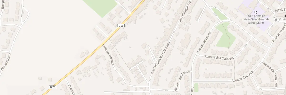 Plan du 152 Rue Philippe Van Tieghem à Bailleul