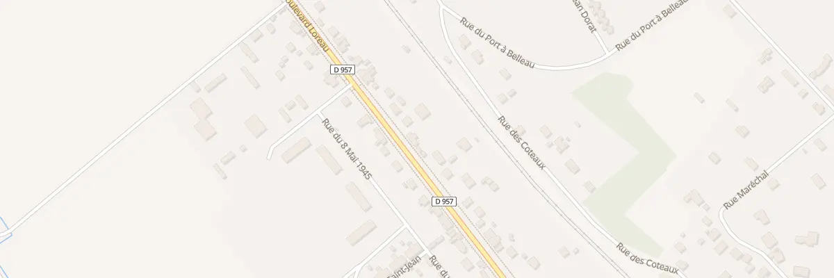 Plan du 86 Bd Loreau à Briare