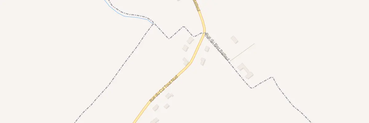 Plan du 40 Rue du Cul Tout Nud à Richebourg