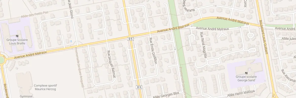 Plan du 3 Rue Emile Dodillon à Bussy-Saint-Georges