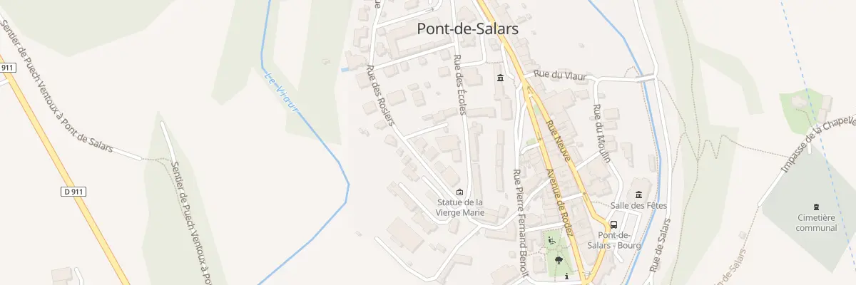 Plan du 5 Av des Rosiers à Anglars-Saint-Félix