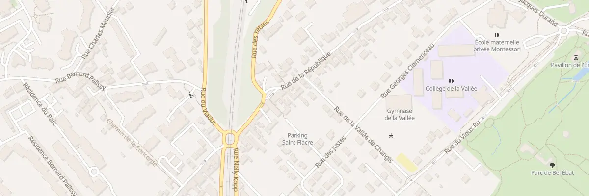 Plan du 20 Rue de la République à Avon