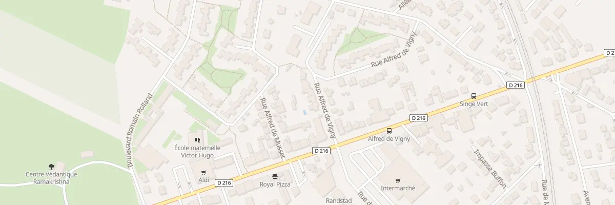 Plan du 5 Rue Alfred de Vigny à Gretz-Armainvilliers
