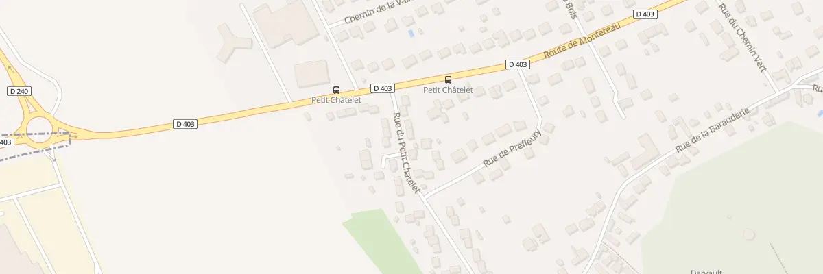 Plan du 7 Rue du Petit Chatelet à Darvault