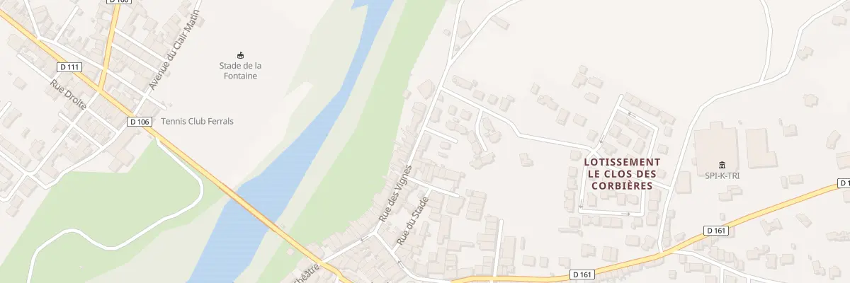 Plan du 18 Rue des Vignes à Ferrals-les-Corbières