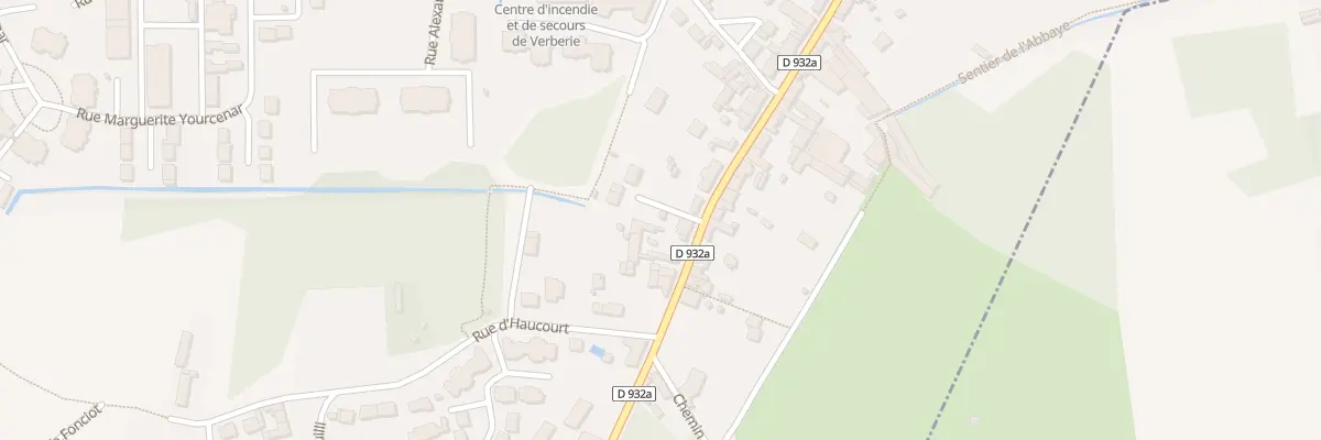 Plan du 50 Rue de Paris à Verberie