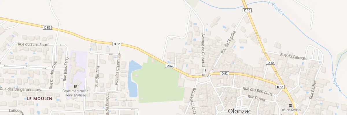Plan du 5788 Av de Pépieux à Olonzac