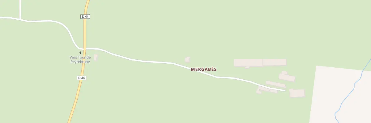 Plan du 283 Hameau de Mergabès à Villefranche-de-Panat