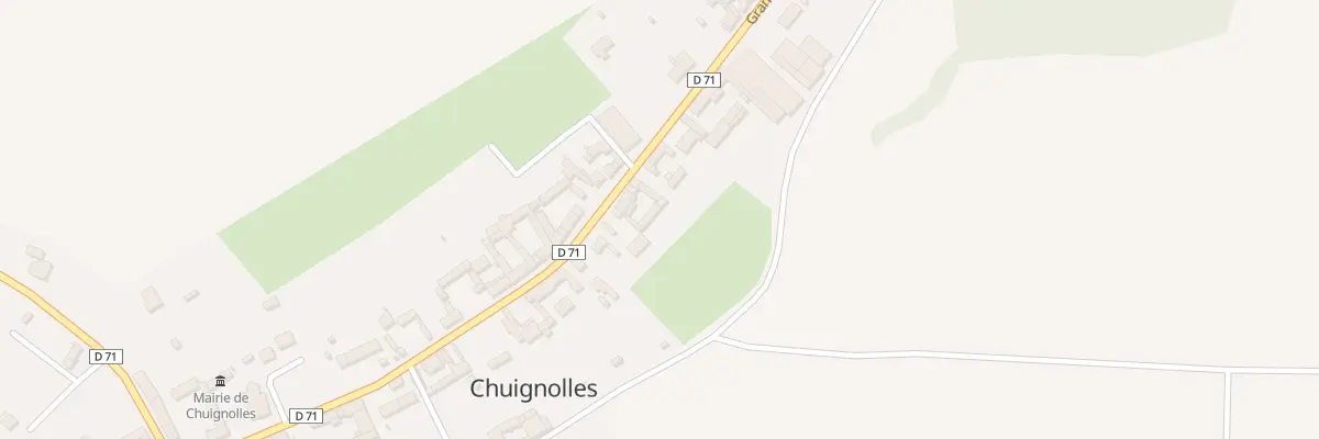 Plan du 40 Gr Grande Rue à Chuignolles