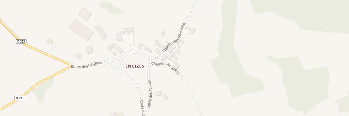 Plan du 5071 Encizes à Saint-Symphorien-de-Thénières
