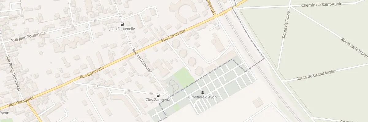 Plan du 80 Rue Gambetta à Avon
