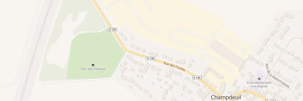 Plan du 19 Rue des Fusées à Champdeuil
