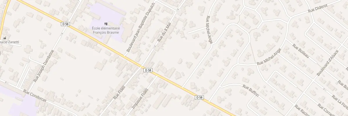 Plan du 55 Rue Edmond Debeaumont à Bully-les-Mines