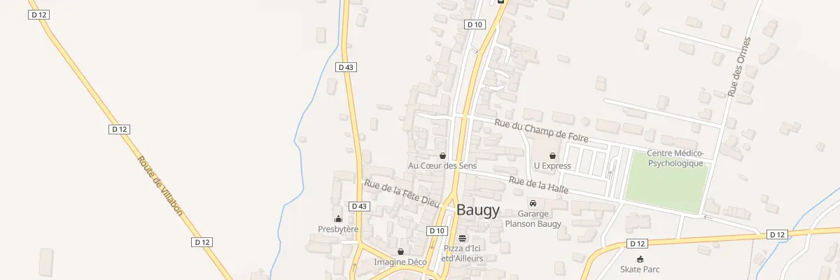Plan du 42 Rue Sully à Baugy
