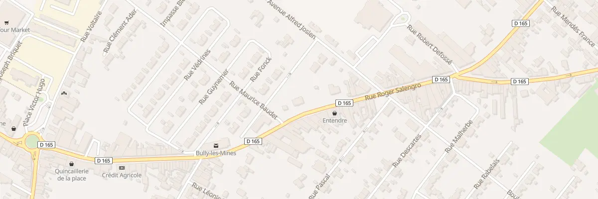 Plan du 33 Rue Roger Salengro à Bully-les-Mines