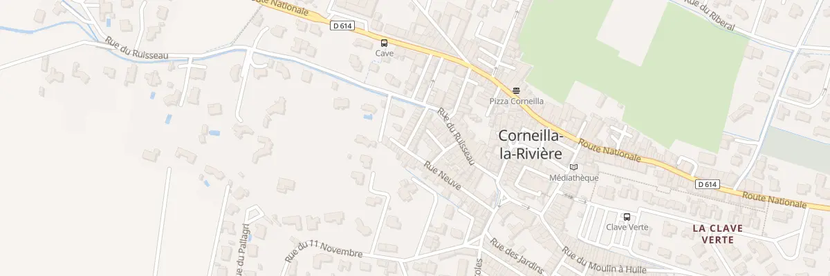 Plan du 28 Rue Neuve à Corneilla-la-Rivière
