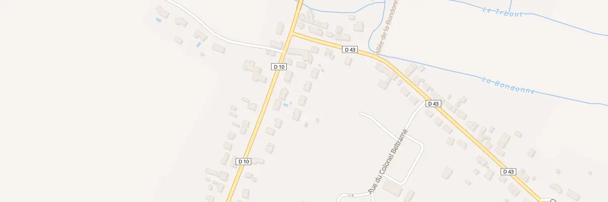Plan du 9712F Rue de la Croix St Abdon à Baugy