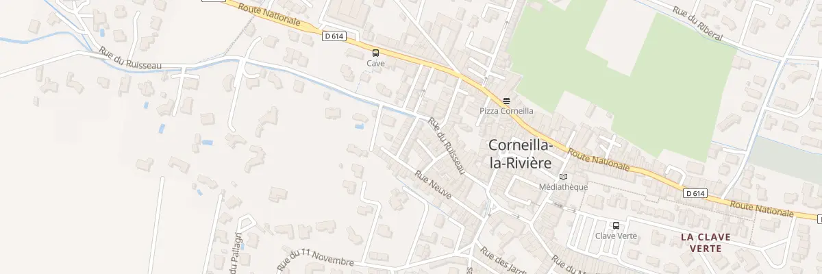 Plan du 34 Rue Neuve à Corneilla-la-Rivière