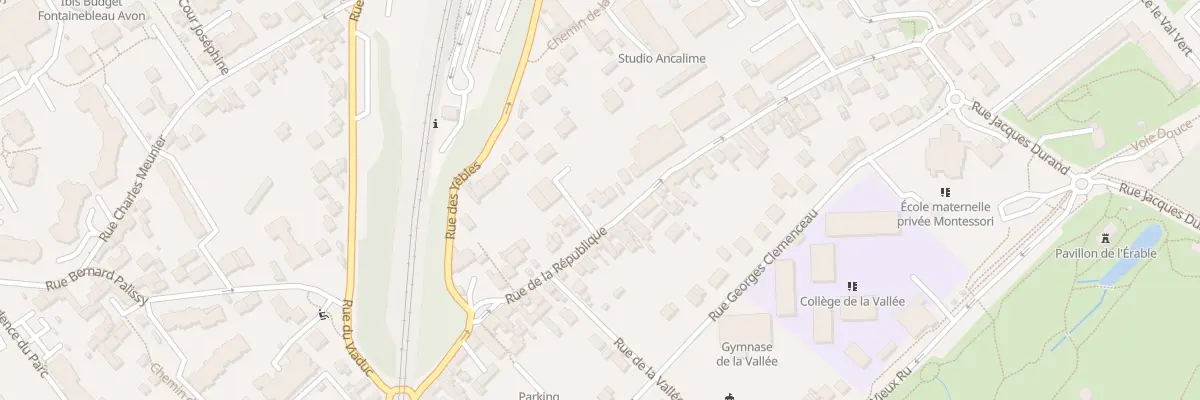 Plan du 13 Rue de la République à Avon