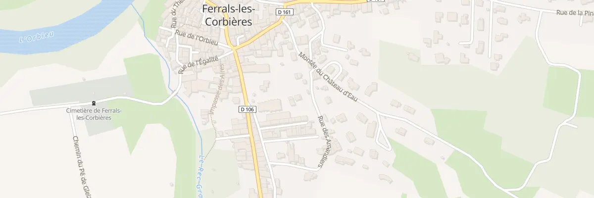 Plan du 7 Rue des Amandiers à Ferrals-les-Corbières