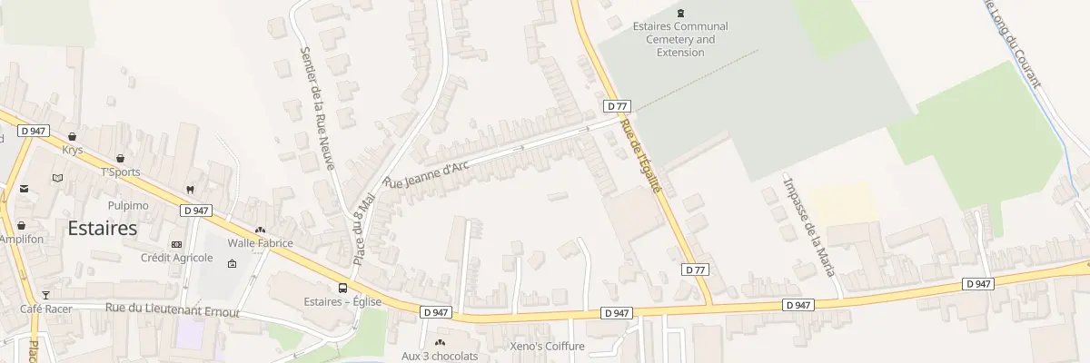 Plan du 46 Rue Jeanne d’Arc à Estaires