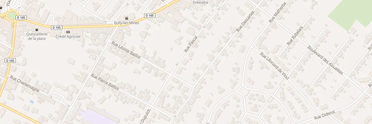 Plan du 2C Rue Pascal à Bully-les-Mines
