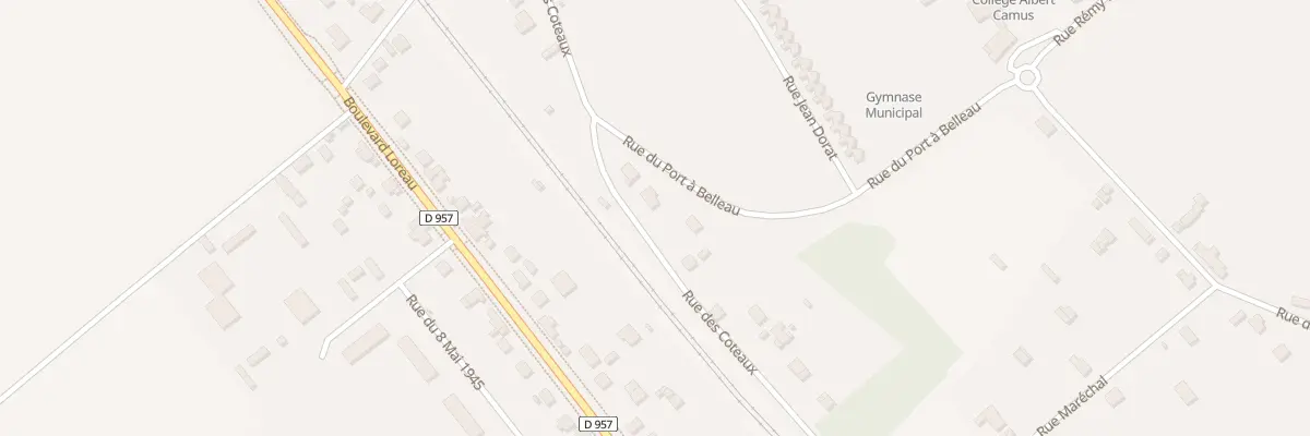 Plan du 68 Rue des Coteaux à Briare