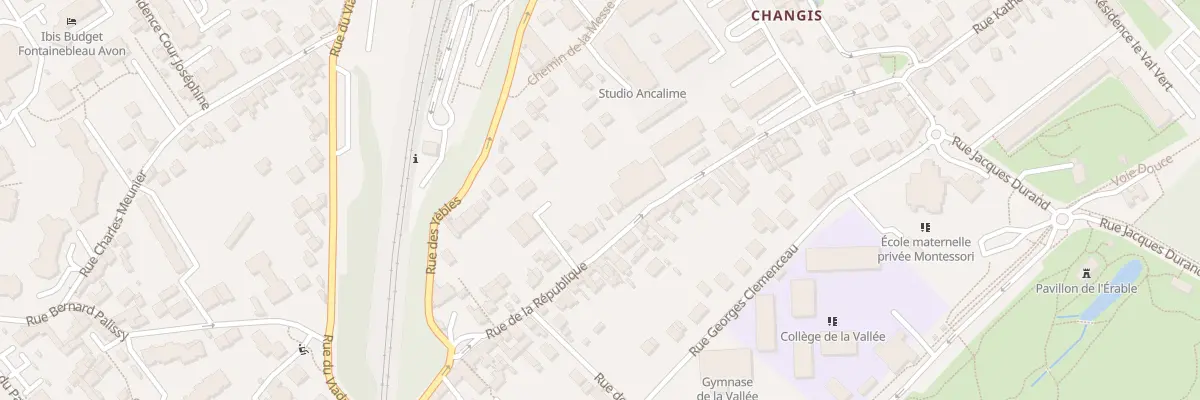 Plan du 15 Rue de la République à Avon