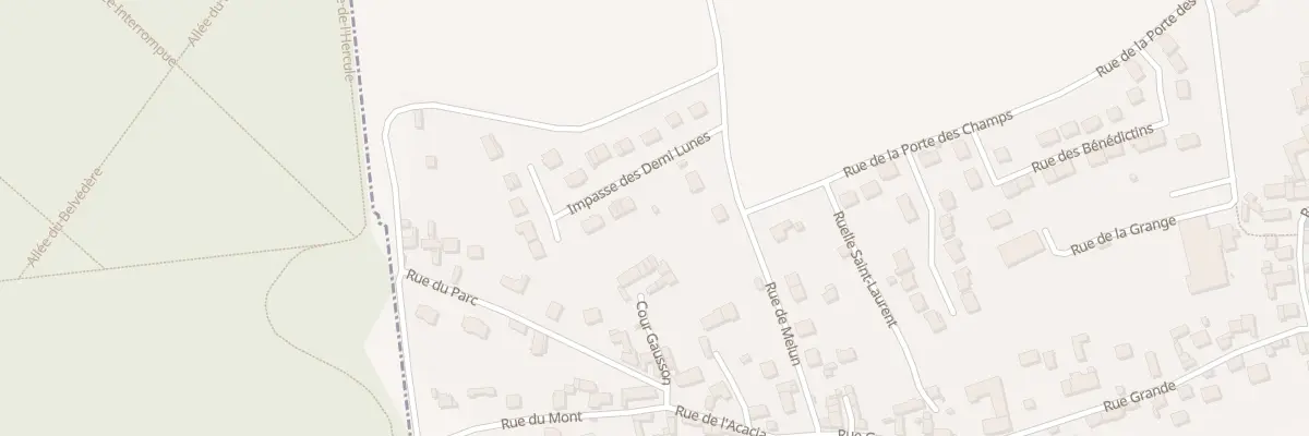 Plan du 15 Imp des Demi-Lunes à Moisenay