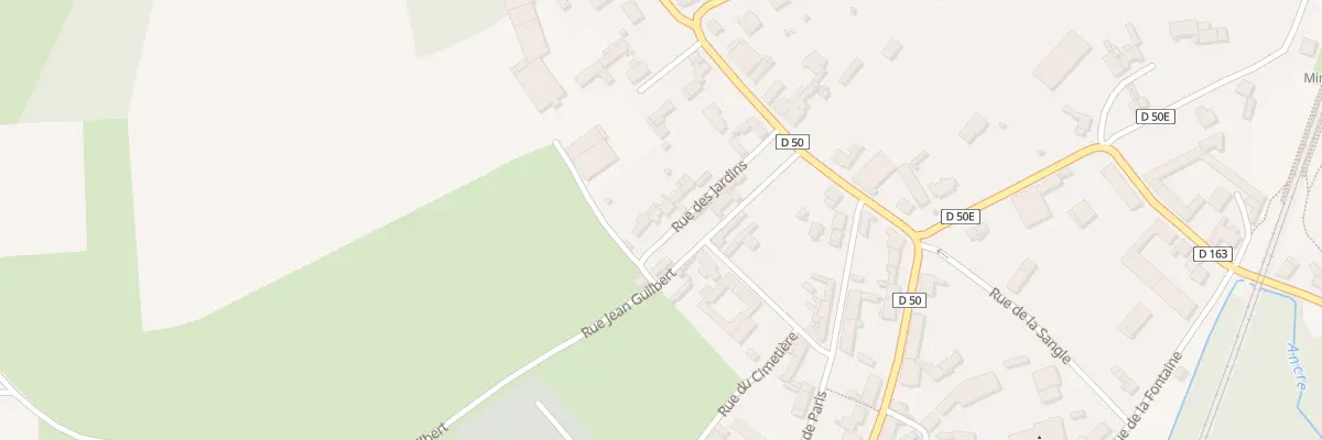 Plan du 12 Rue des Jardins à Miraumont