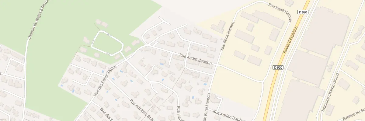 Plan du 9 Rue Joseph Sarrois à Bozouls