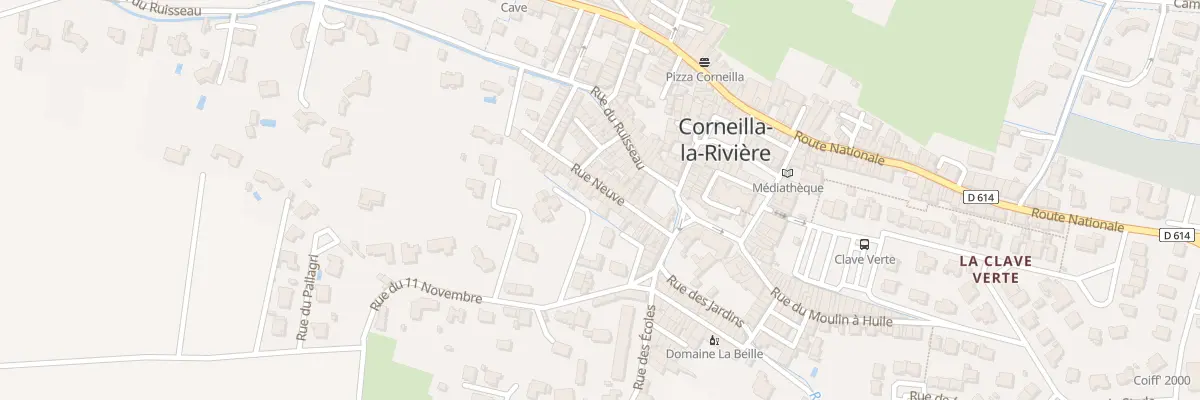 Plan du 23 Rue Neuve à Corneilla-la-Rivière
