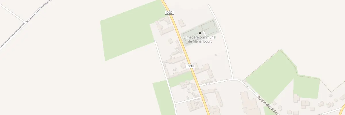 Plan du 55 Rue de Rosières à Méharicourt