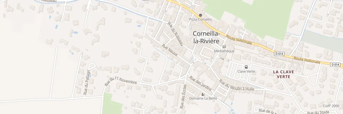 Plan du 21 Rue Neuve à Corneilla-la-Rivière
