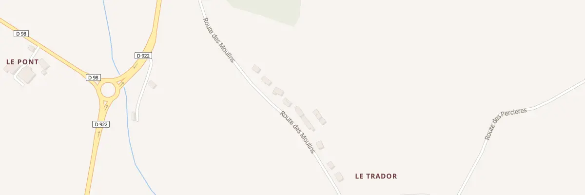 Plan du 5541 Le Trador à Laqueuille