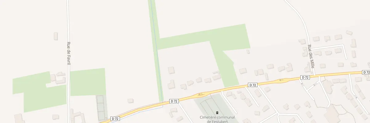 Plan du 505 Rue de Béthune à Festubert