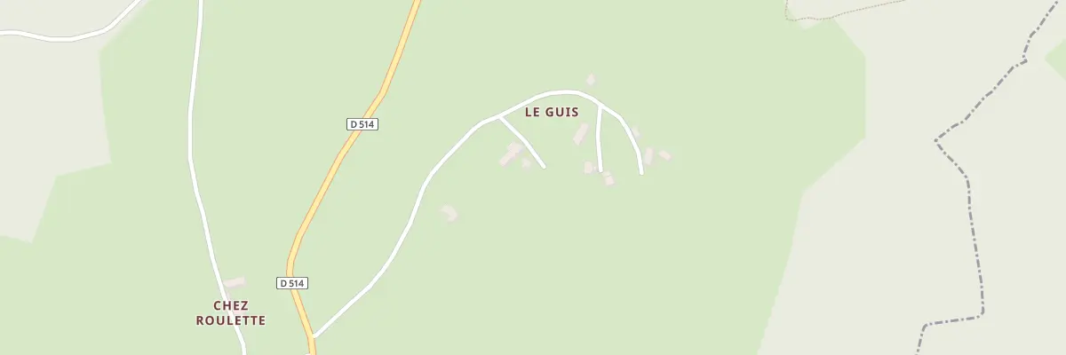 Plan du 5126 Les Guis à Virlet
