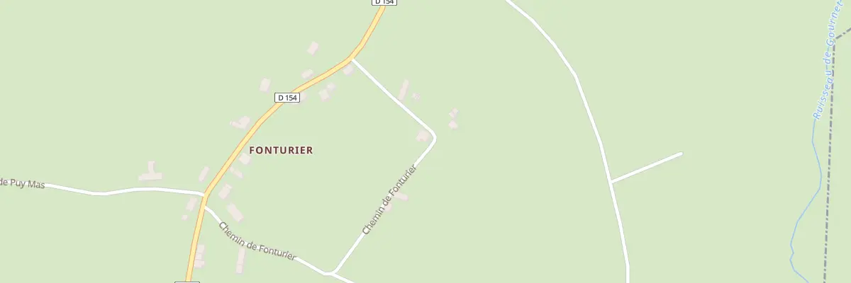 Plan du 361 Che de Fonturier à Durdat-Larequille