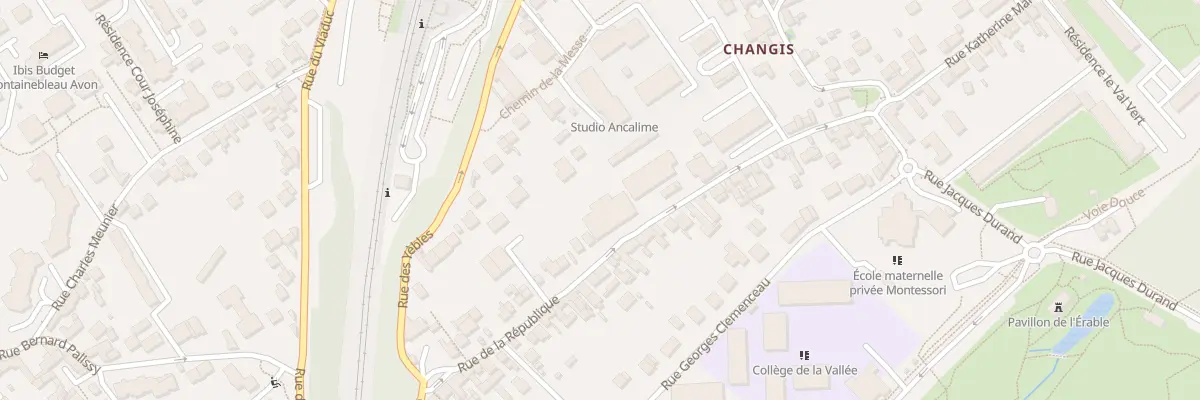 Plan du 17 Rue de la République à Avon