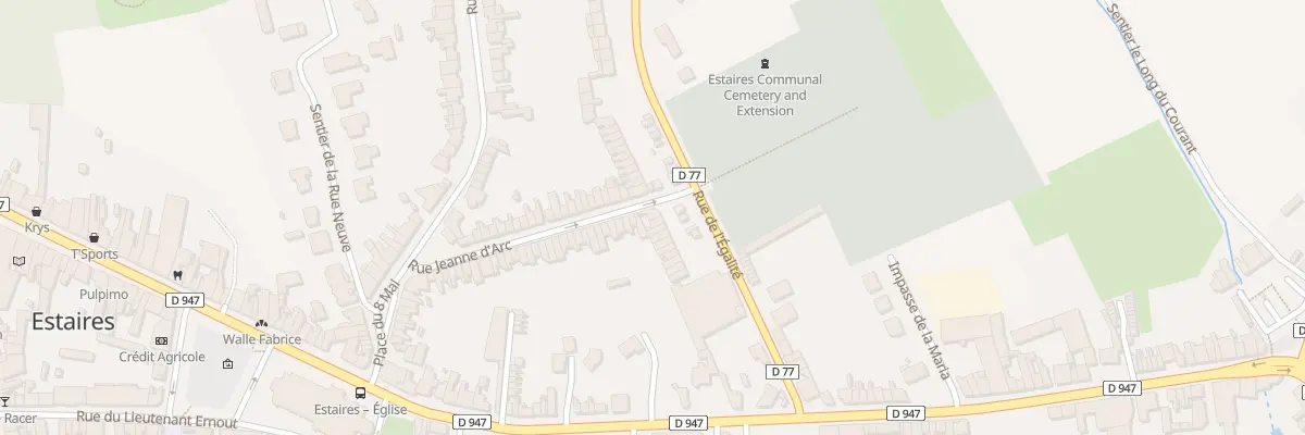 Plan du 21 Rue de l’Egalite à Estaires