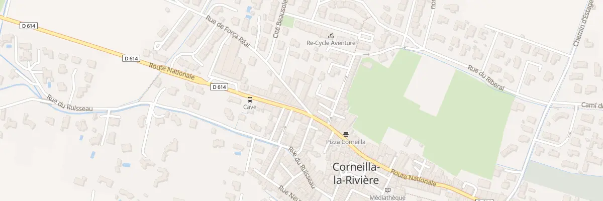Plan du 8 Rue de Forca Real à Corneilla-la-Rivière