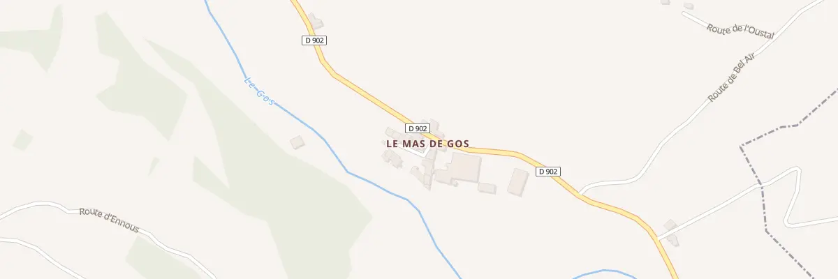 Plan du 5126 Le Mas de Gos à Saint-Juéry