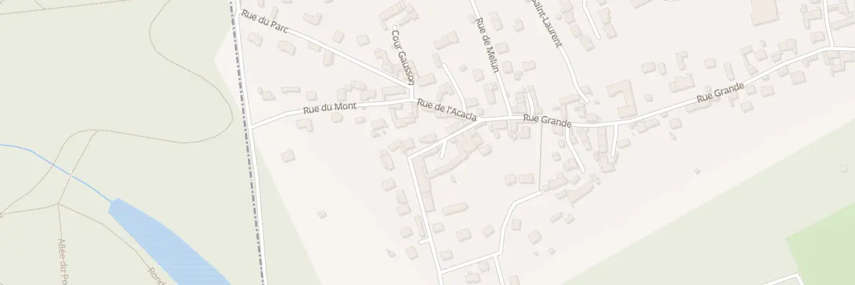 Plan du 3 Rue du Moulin à Moisenay