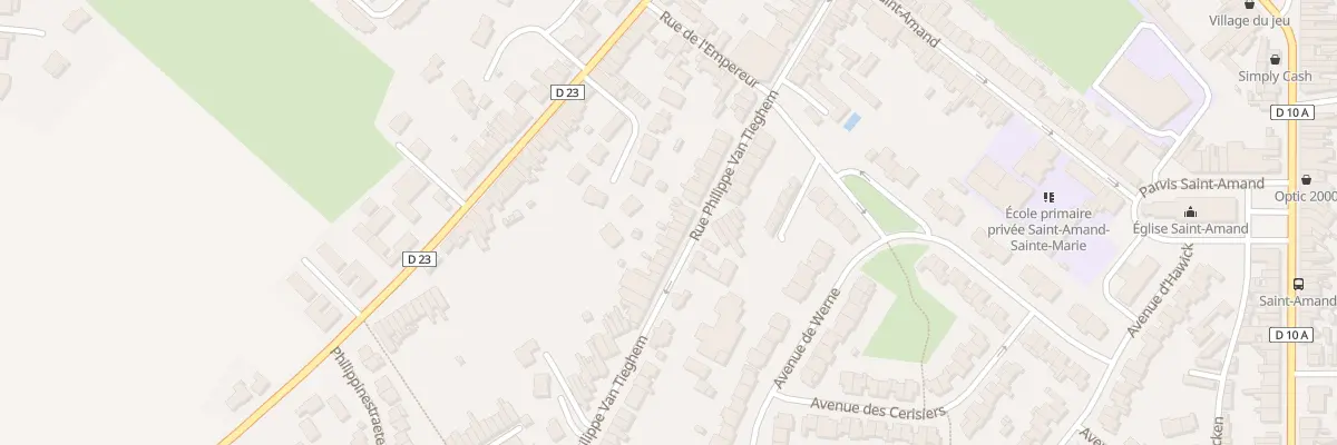 Plan du 110 Rue Philippe Van Tieghem à Bailleul