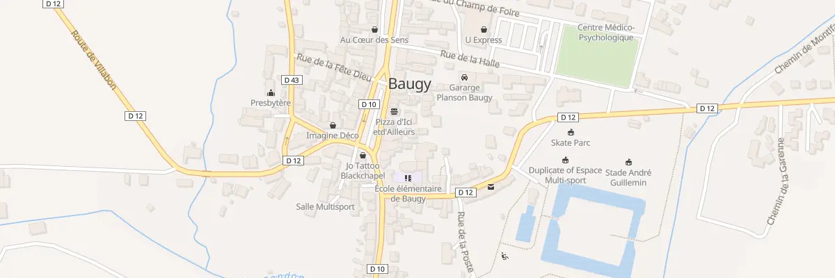Plan du 9 Rue du Chancelier à Baugy