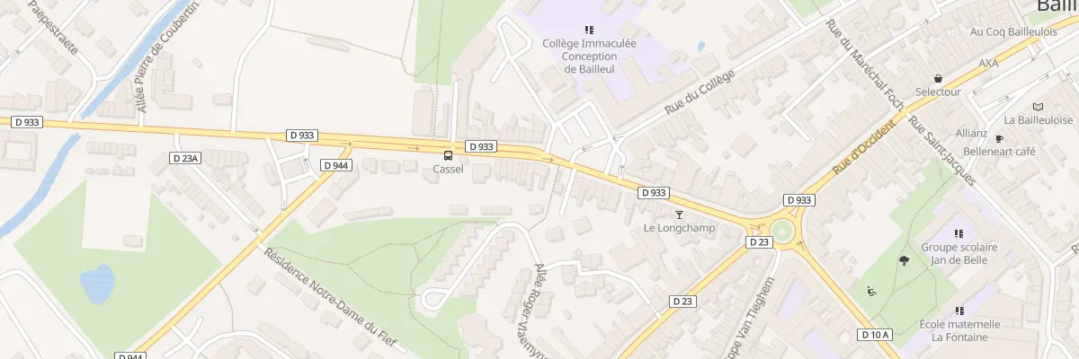 Plan du 45 Rue de Cassel à Bailleul