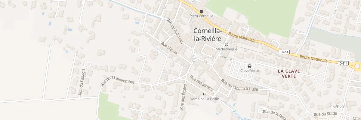 Plan du 11 Rue Neuve à Corneilla-la-Rivière
