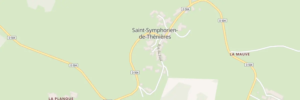 Plan du 5037 Saint Symphorien de Thenie à Lassouts